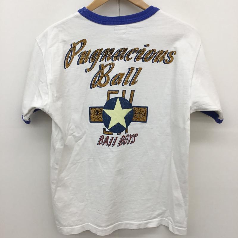 マッコイズ MCCOY`S Tシャツ 半袖 THE REAL McCOY`S&Co USA プリントT 半袖 40 プリント 白 / ホワイト /  メンズ USED 古着 中古 10129797