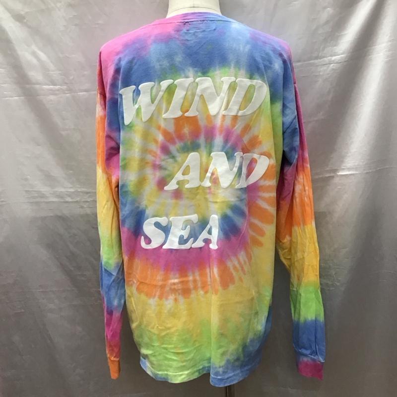 ウィンダンシー WIND AND SEA カットソー 長袖 長袖カットソー クルーネックカットソー ロングスリーブカットソー プリントTシャツ L プリント X ロゴ、文字 マルチカラー / マルチカラー /  メンズ USED 古着 中古 10121429