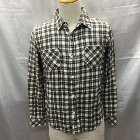 ロンハーマン Ron Herman シャツ、ブラウス 長袖 長袖シャツ カラーシャツ ポケットシャツ 長袖カットソー チェックシャツ S チェック 茶 / ブラウン /  メンズ USED 古着 中古 10117547