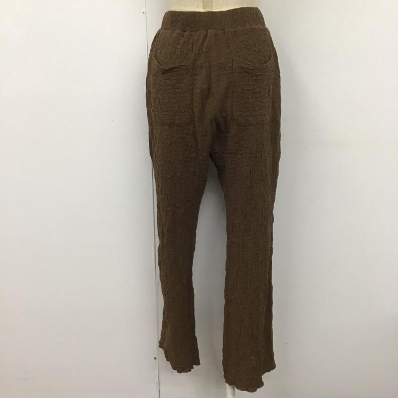 ローリーズファーム LOWRYS FARM ボトムス ボトムス LF522002SB イージーパンツ FREE 無地 茶 / ブラウン /  レディース USED 古着 中古 10108080