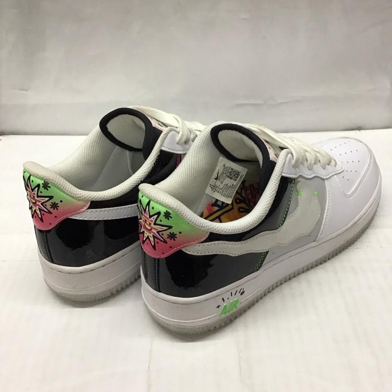 ナイキ NIKE スニーカー スニーカー DV1229-111 AIR FORCE 1 07 LV8 27.5cm 箱有 27.5cm ロゴ、文字 白 / ホワイト / X 黒 / ブラック /  メンズ USED 古着 中古 10118139