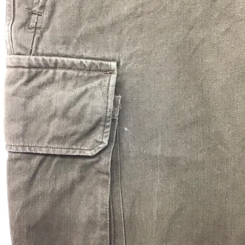 ミリタリー ミリタリー パンツ ワークパンツ、ペインターパンツ ミリタリーパンツ ワイドパンツ カジュアルパンツ フランス軍 M-47 31インチ 無地 カーキ / カーキ /  メンズ USED 古着 中古 10143445