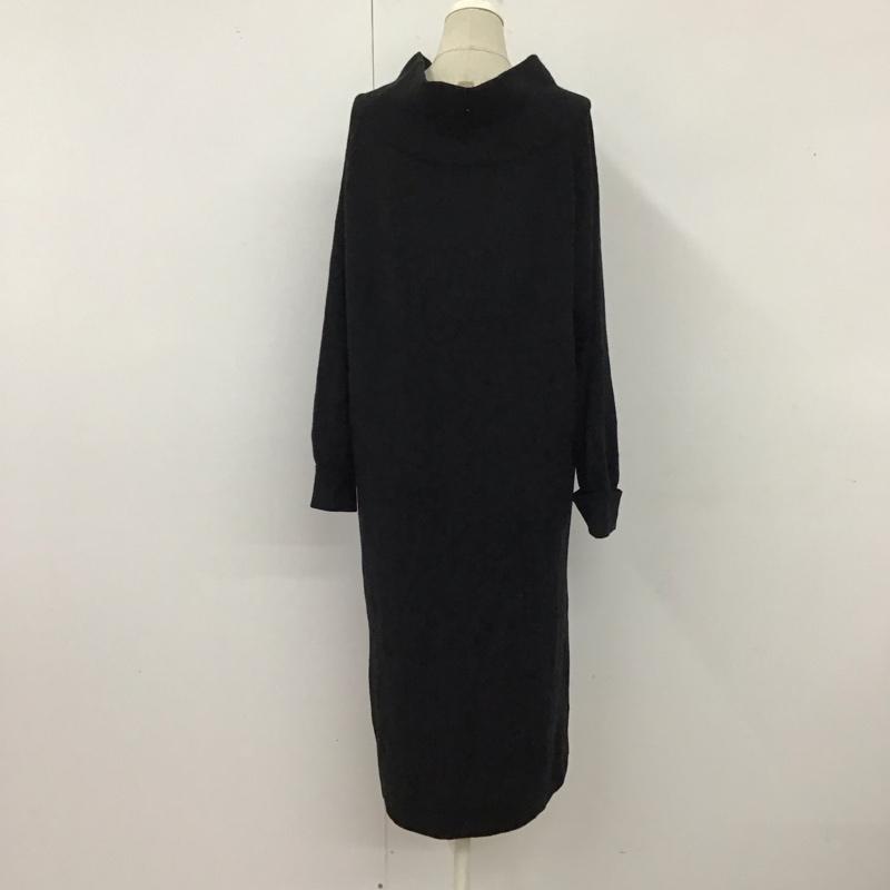 ジーナシス JEANASIS ワンピース ロングスカート FREE 無地 黒 / ブラック /  レディース USED 古着 中古 10120280