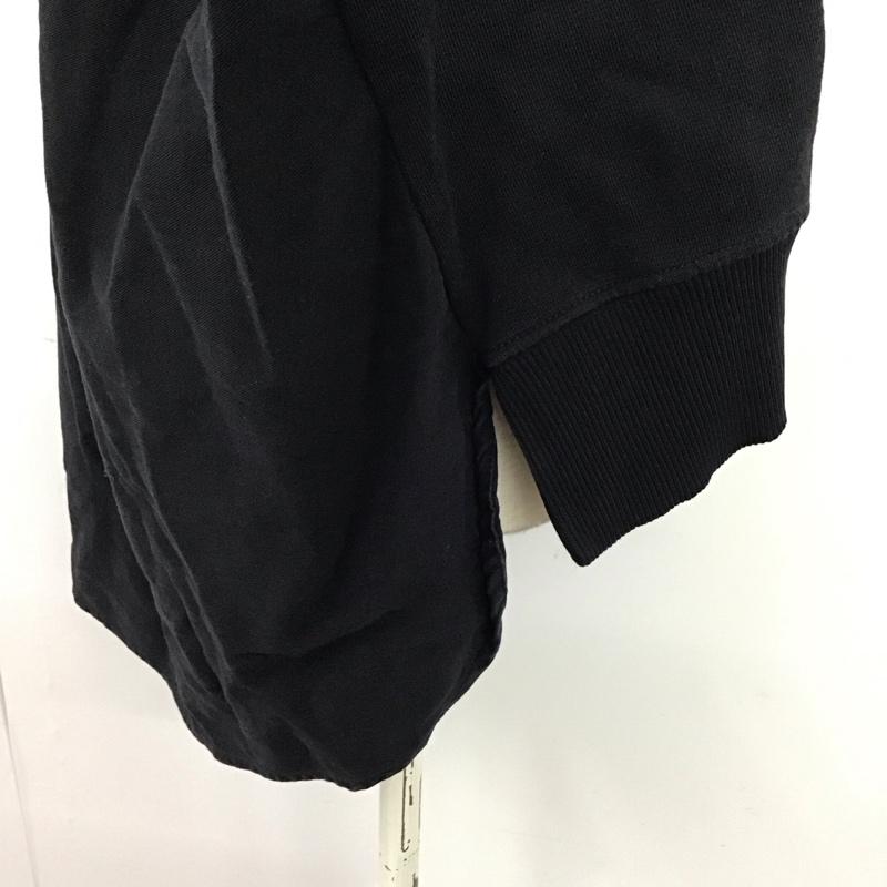ザラ ZARA トレーナー 長袖 スウェット M ロゴ、文字 黒 / ブラック /  レディース USED 古着 中古 10120399