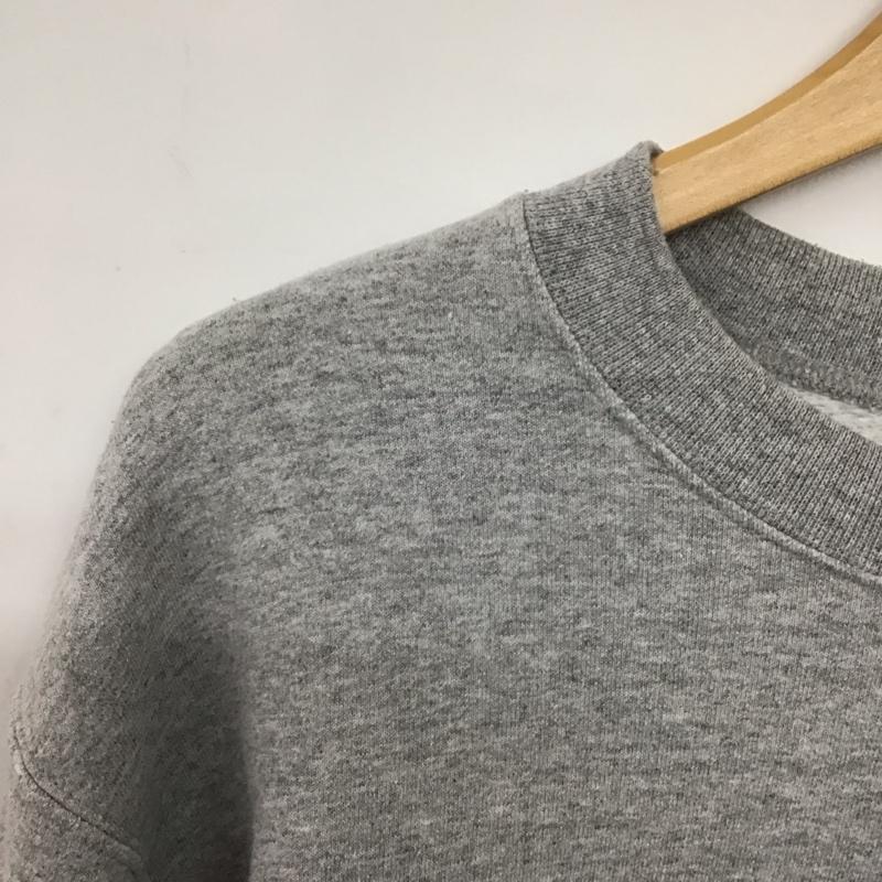 チャンピオン Champion トレーナー 長袖 長袖トレーナー スウェット クルーネック プルオーバー M 無地 灰 / グレー /  メンズ USED 古着 中古 10145945