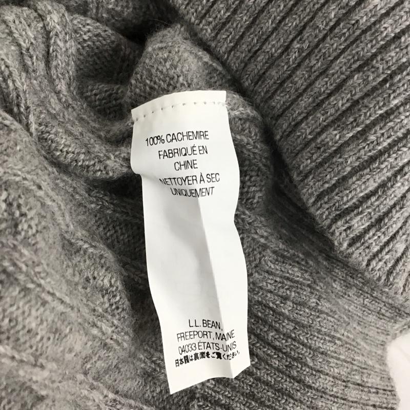 エルエルビーン L.L.Bean ニット、セーター 長袖 ハーフジップ S 無地 灰 / グレー /  メンズ USED 古着 中古 10111715