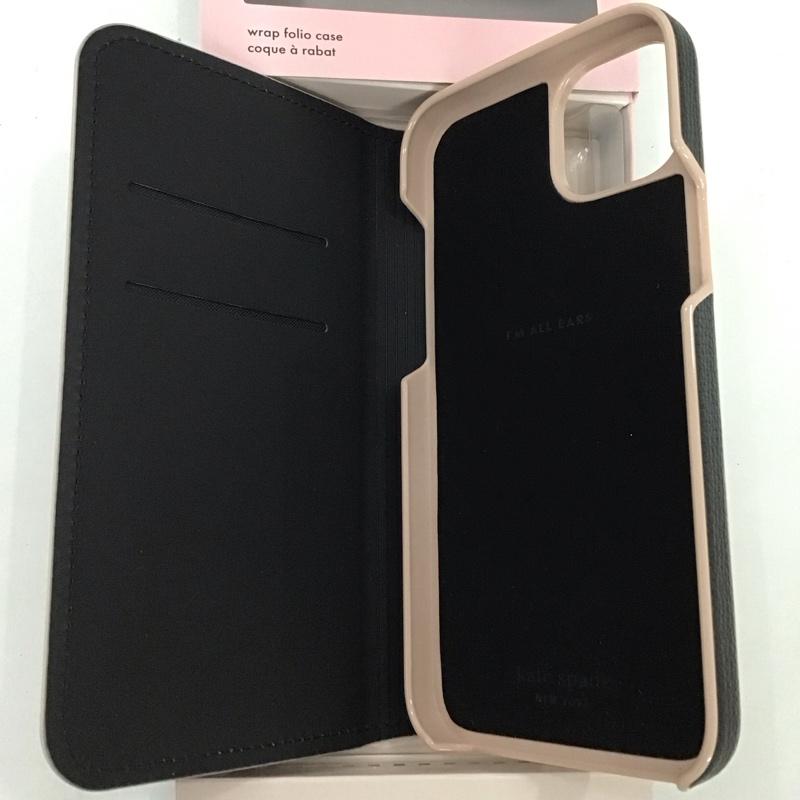 ケイトスペード Kate Spade ファッション小物 ファッション小物 KSIPH-256-BPLVM iPhone14Plus iPhoneケース 手帳型 無地 黒 / ブラック /  レディース USED 古着 中古 10124366