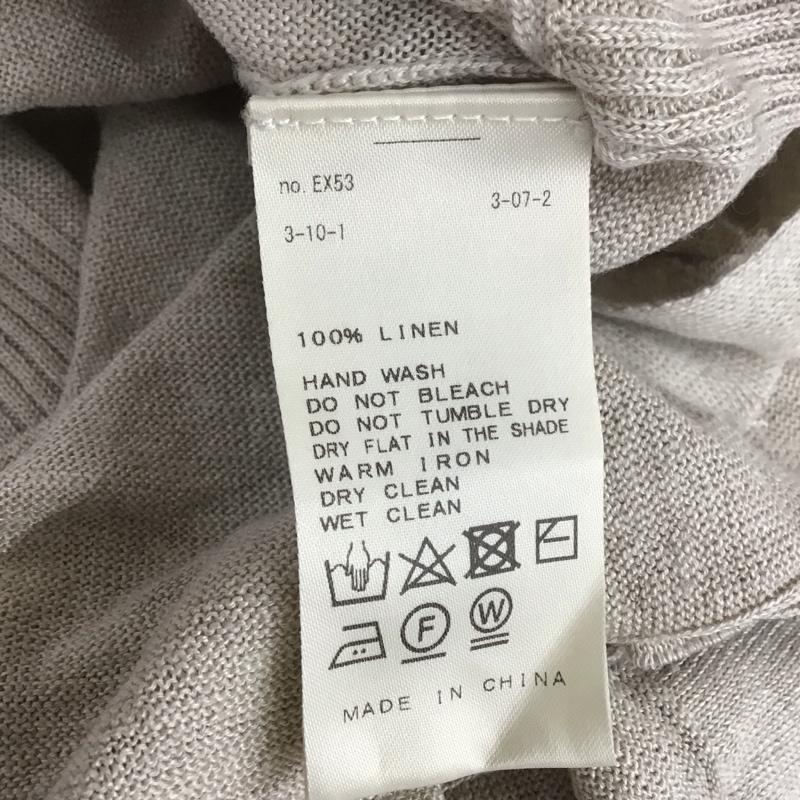 イエナ IENA ワンピース ロングスカート 21-080-914-1430-2-0 リネン ロングベスト 無地 ベージュ / ベージュ /  レディース USED 古着 中古 10108617
