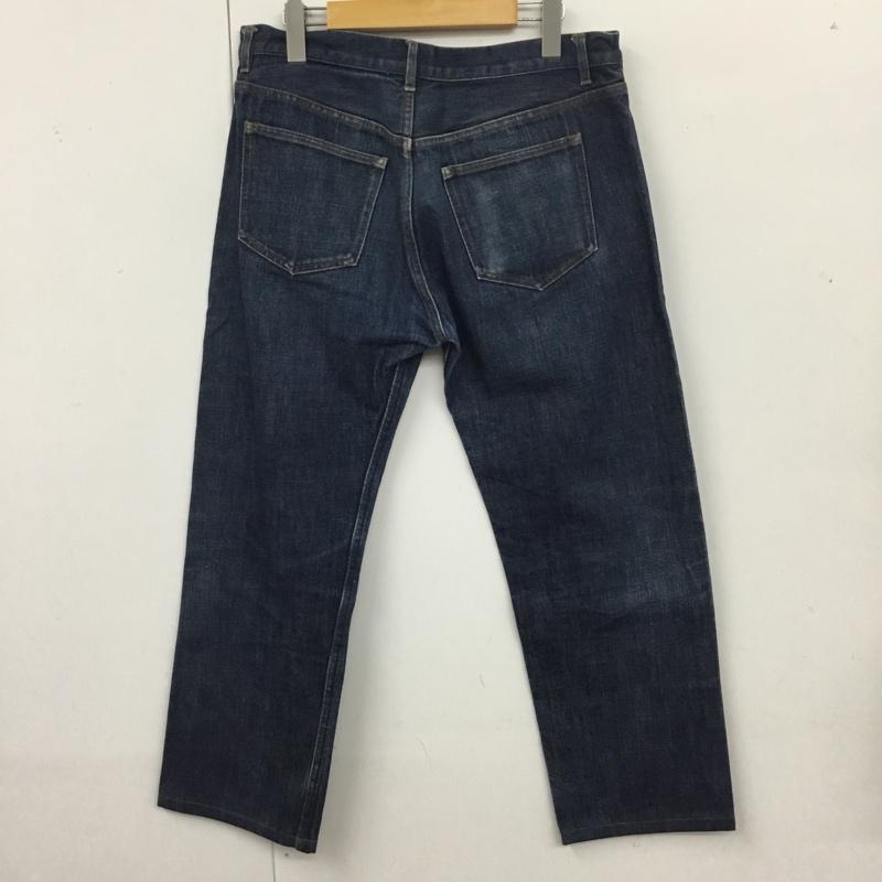 アーペーセー A.P.C. パンツ デニム、ジーンズ 日本製 ボタンフライ 32 ロゴ、文字 インディゴ / インディゴ /  メンズ USED 古着 中古 10115647