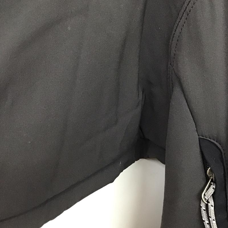 パタゴニア patagonia ジャケット、上着 ジャンパー、ブルゾン ジップアップジャケット スタンドジャケット アウター M ロゴ、文字 ダークグレー / ダークグレー /  メンズ USED 古着 中古 10147613