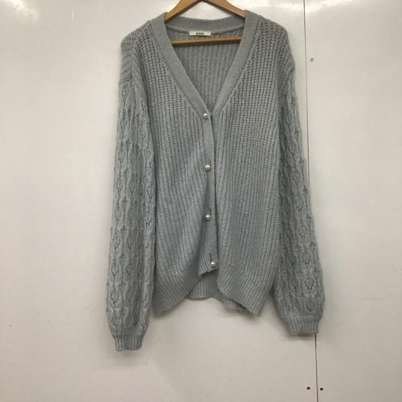 スナイデル SNIDEL カーディガン 長袖 長袖カーディガン 前ボタン ニットカーディガン FREE 無地 マルチカラー / マルチカラー /  レディース USED 古着 中古 10143731