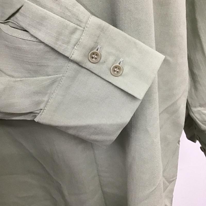アーバンリサーチ URBAN RESEARCH ワンピース ロングスカート UR24-26O004 レイヤードシャツワンピース 長袖 タグ付き 38 無地 薄緑 / ライトグリーン /  レディース USED 古着 中古 10112256