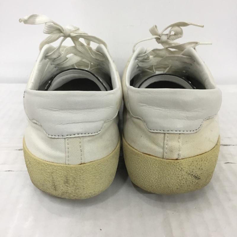 サンローラン SAINTLAURENT スニーカー スニーカー Yeah Baby 刺繍 箱有 ロゴ、文字 白 / ホワイト /  メンズ USED 古着 中古 10123815