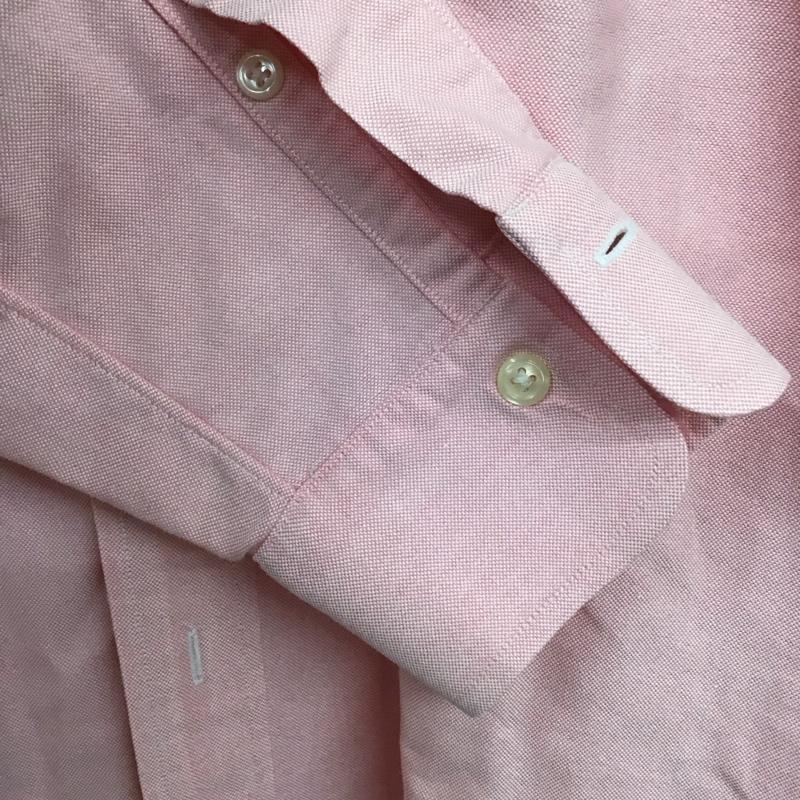 ラルフローレン RALPHLAUREN シャツ、ブラウス 長袖 長袖シャツ 無地シャツ カラーシャツ ボタンダウンシャツ ロゴ、文字 桃 / ピンク /  メンズ USED 古着 中古 10128788