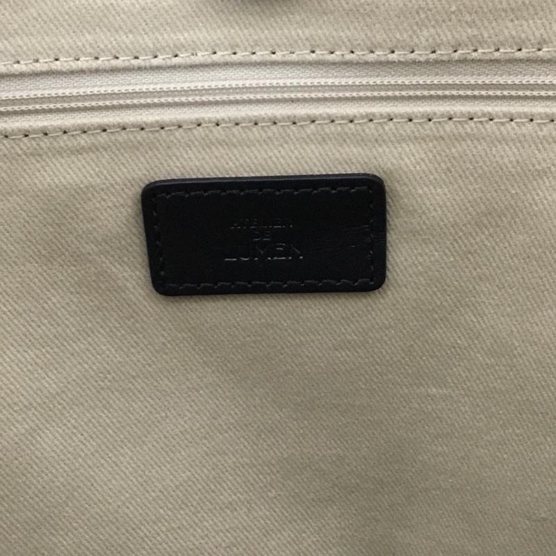 アトリエ・ド・ルメン Atelier de LUMEN トートバッグ トートバッグ VOYAGE SHOPPER BAG ロゴ、文字 紺 / ネイビー / X 黒 / ブラック /  メンズ USED 古着 中古 10145200