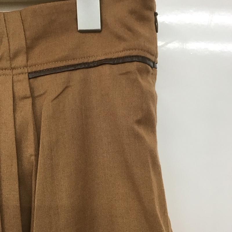 スタディオクリップ studio CLIP スカート ロングスカート CF20Y018-1 前プリーツマキシスカート L 無地 茶 / ブラウン /  レディース USED 古着 中古 10109063