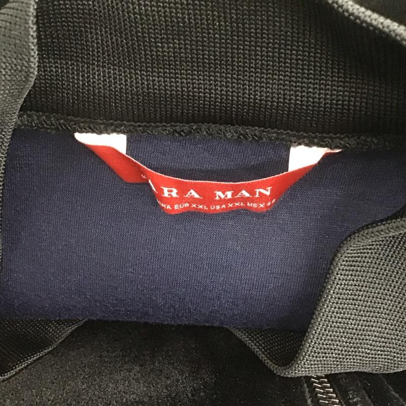 ザラメン ZARA MAN ジャケット、上着 ジャンパー、ブルゾン ジップアップジャケット ジャンパー ノーカラージャケット カジュアルジャケット アウター XXL 無地 黒 / ブラック /  メンズ USED 古着 中古 10107701
