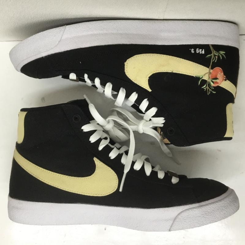 ナイキ NIKE スニーカー スニーカー Blazer Mid 77 Pomegranate ブレーザー ミッド ポムグラネイト CI1166-001 27.0cm 刺繍 黒 / ブラック /  メンズ USED 古着 中古 10108151