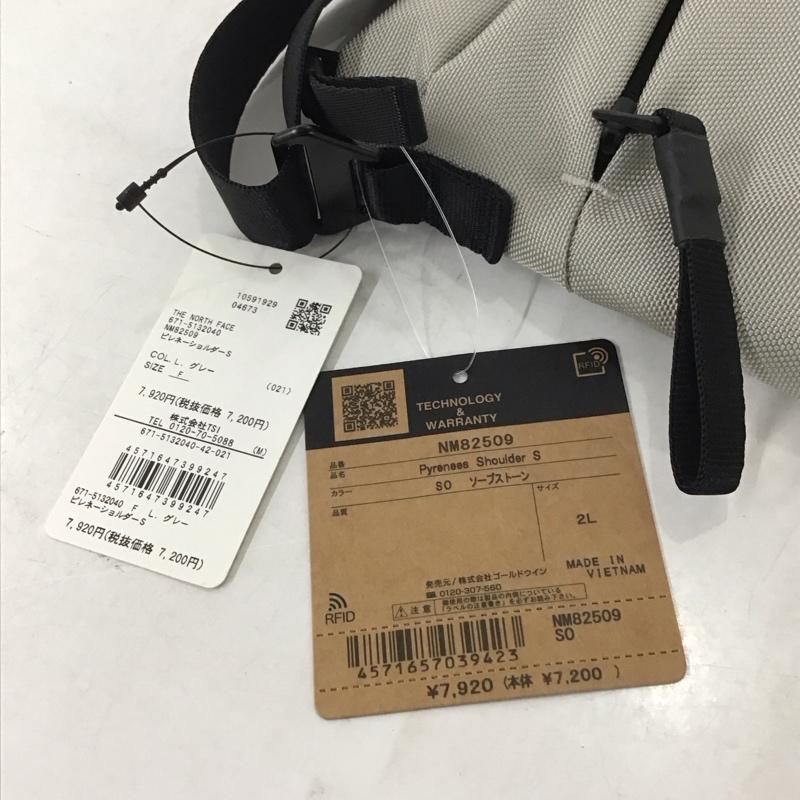 ザノースフェイス THE NORTH FACE ショルダーバッグ ショルダーバッグ NM82509 ピレネーショルダーS タグ付き ロゴ、文字 灰 / グレー /  メンズ USED 古着 中古 10132492