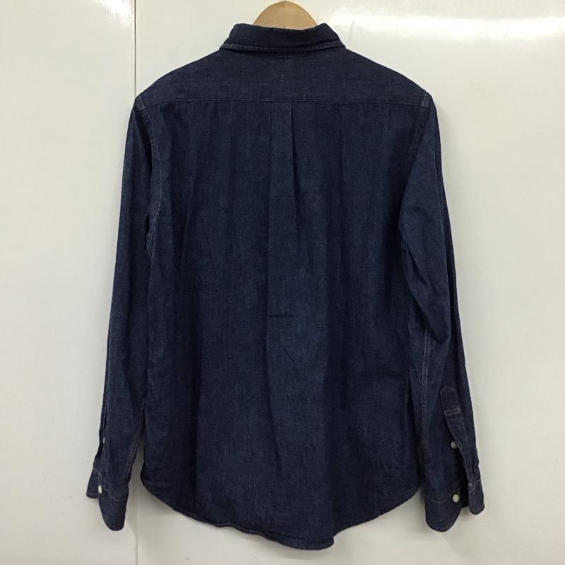 オアスロウ orSlow シャツ、ブラウス 長袖 長袖シャツ 無地シャツ カラーシャツ デニムシャツ 2 無地 インディゴ / インディゴ /  メンズ USED 古着 中古 10130909
