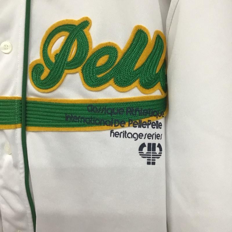 ペレペレ PELLEPELLE シャツ、ブラウス 半袖 XL ロゴ、文字 白 / ホワイト /  メンズ USED 古着 中古 10144892