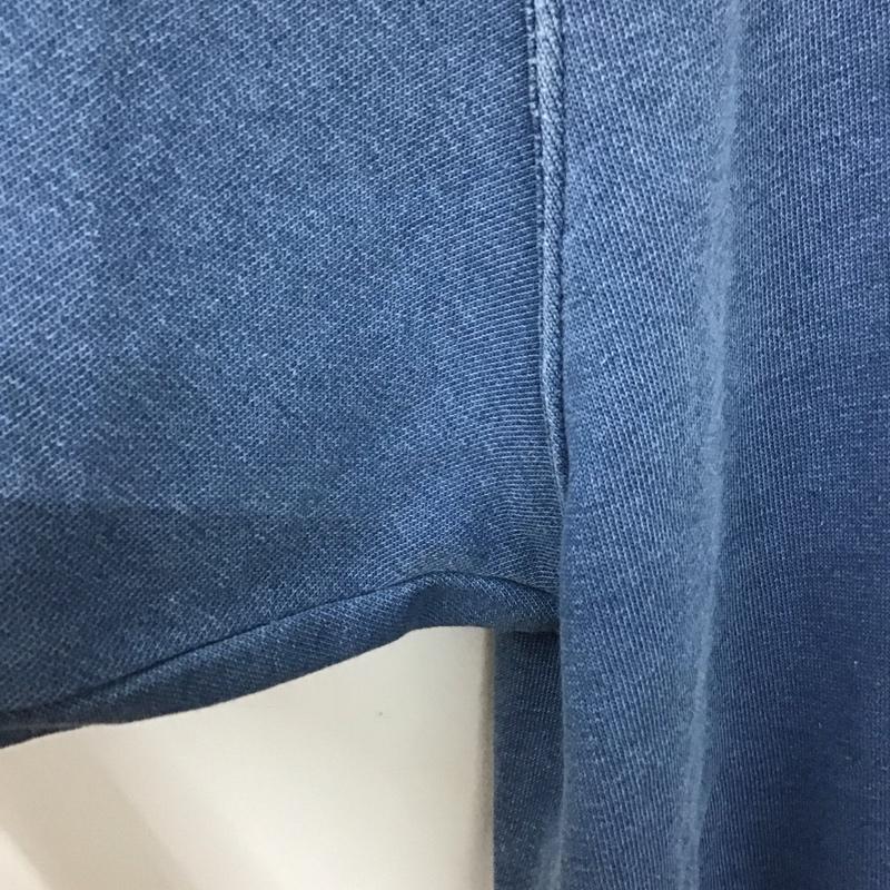 チャンピオン Champion カットソー 半袖 c3-b011 ショートスリーブスウェットシャツ クルーネックカットソー L ロゴ、文字 インディゴ / インディゴ /  メンズ USED 古着 中古 10131244