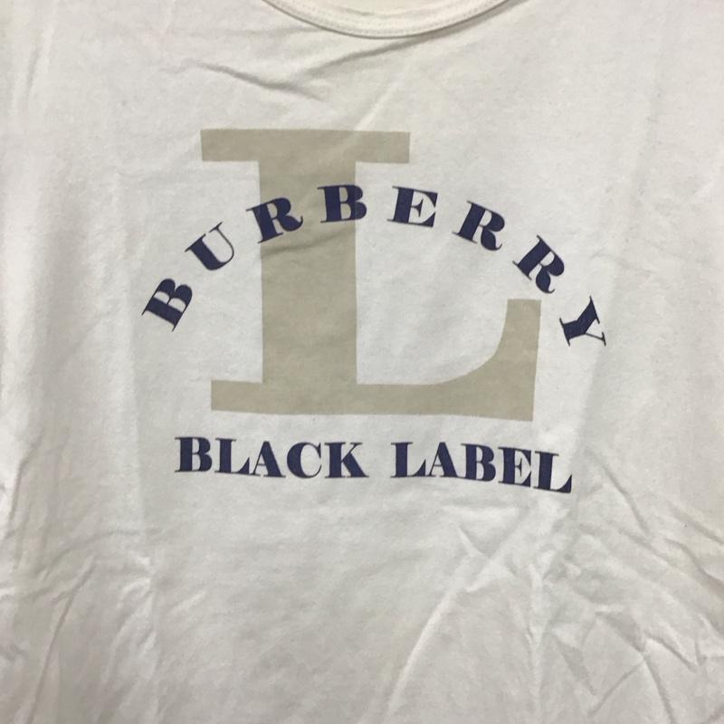 ブラックレーベルクレストブリッジ BLACK LABEL CRESTBRIDGE Tシャツ 半袖 2 プリント X ロゴ、文字 白 / ホワイト /  メンズ USED 古着 中古 10145749