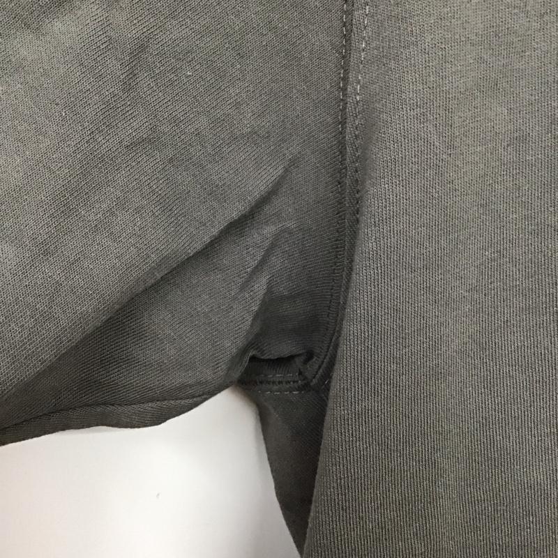 ブラックアイパッチ Black eye patch Tシャツ 半袖 半袖カットソー プリントTシャツ クルーネックカットソー L ロゴ、文字 灰 / グレー /  メンズ USED 古着 中古 10131394