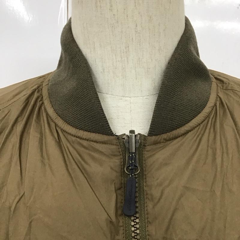 エディーバウアー Eddie Bauer ジャケット、上着 ジャンパー、ブルゾン ジップアップジャケット ダウンジャケット カジュアルジャケット アウター リバーシブル L 無地 茶 / ブラウン /  メンズ USED 古着 中古 10110405
