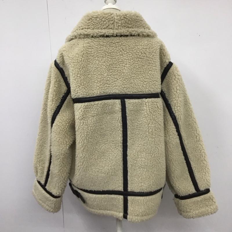 アングリッド Ungrid ジャケット、上着 ジャケット、ブレザー ジップアップジャケット ジャンパー ジャケット カジュアルジャケット アウター S 無地 白 / ホワイト /  レディース USED 古着 中古 10124750
