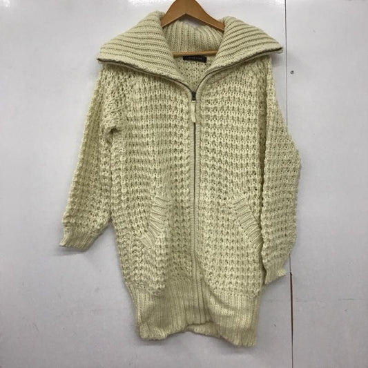 スコットクラブ SCOTCLUB カーディガン 長袖 無地 白 / ホワイト /  レディース USED 古着 中古 10142752