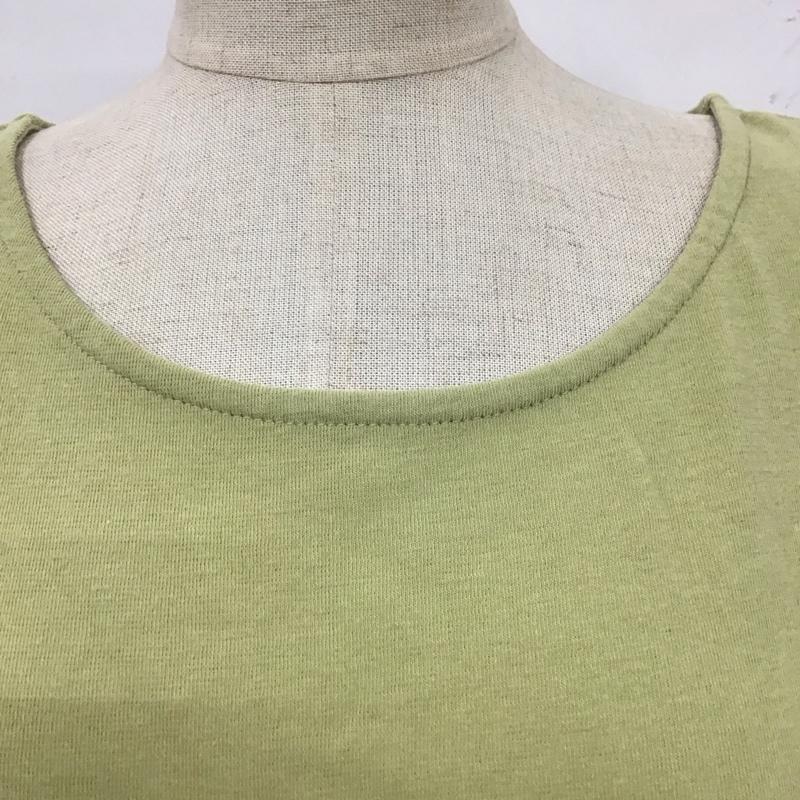 アイテムズ アーバンリサーチ ITEMS URBAN RESEARCH ワンピース ロングスカート IT15-26B003 ノースリーブ カットワンピース FREE 無地 黄緑 / イエローグリーン /  レディース USED 古着 中古 10114027