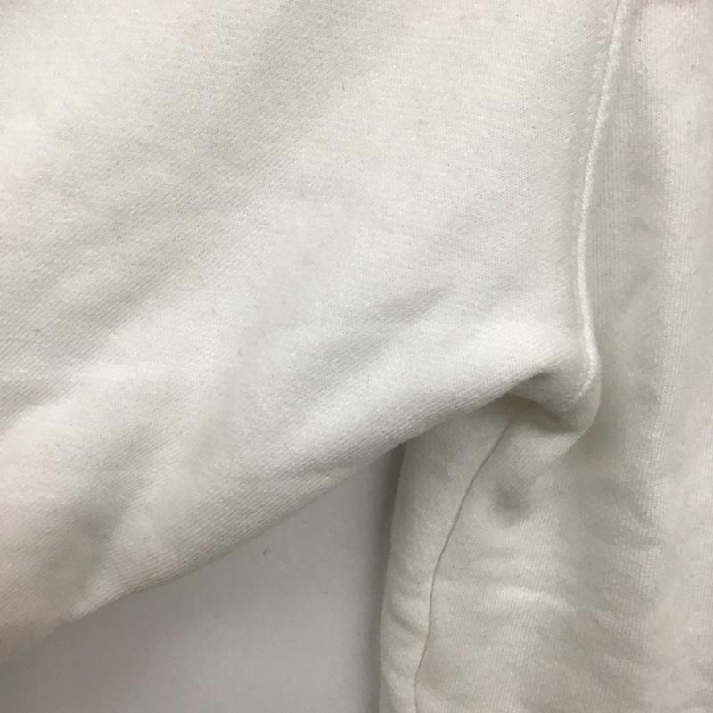 チャンピオン Campion トレーナー 長袖 M プリント 白 / ホワイト /  メンズ USED 古着 中古 10131933