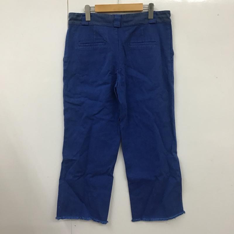 古着 USED パンツ デニム、ジーンズ ワイドパンツ カジュアルパンツ ワークパンツ カラーパンツ L 無地 青 / ブルー /  レディース USED 古着 中古 10105925