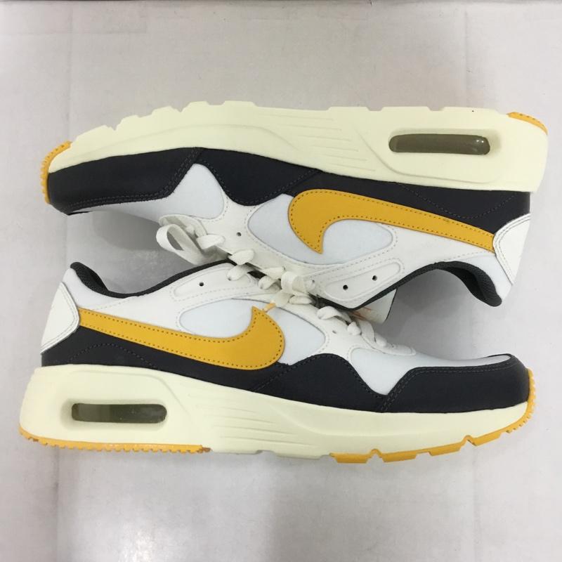 ナイキ NIKE スニーカー スニーカー FQ0205 133 AIR MAX 29cm 29.0cm ロゴ、文字 白 / ホワイト / X 黒 / ブラック / X 黄 / イエロー /  メンズ USED 古着 中古 10145599
