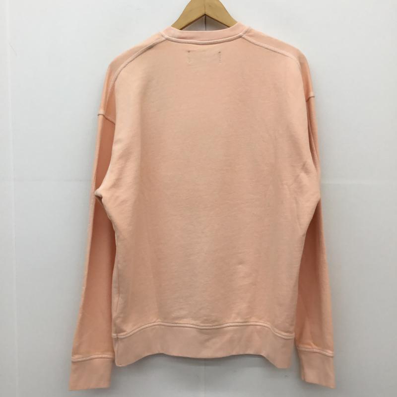 リプレイ REPLAY トレーナー 長袖 M6156.000.23316E　スウェット EARTH MADE HUMAN CRAFTED スウェットシャツ L ロゴ、文字 桃 / ピンク /  メンズ USED 古着 中古 10127367