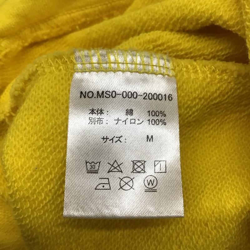 マウンテン スミス MOUNTAIN SMITH トレーナー 長袖 ms0-000-200016 長袖トレーナー クルーネックスウェット M ロゴ、文字 黄 / イエロー /  メンズ USED 古着 中古 10141481