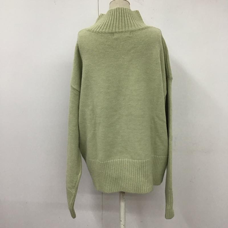 フィフス fifth ニット、セーター 長袖 無地 薄緑 / ライトグリーン /  レディース USED 古着 中古 10121351