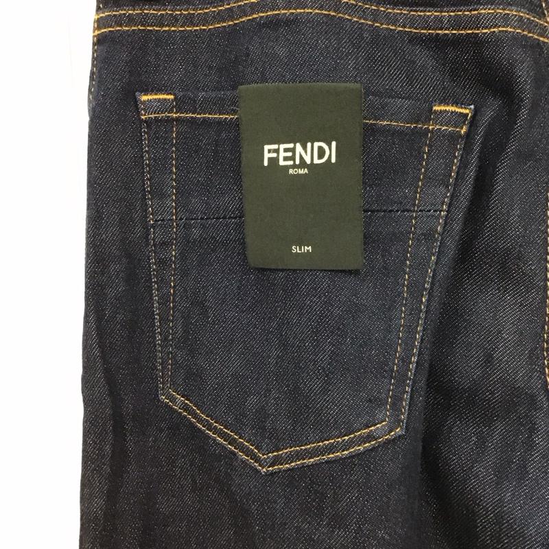 フェンディ FENDI パンツ デニム、ジーンズ FLP201 30インチ 無地 インディゴ / インディゴ /  メンズ USED 古着 中古 10117126