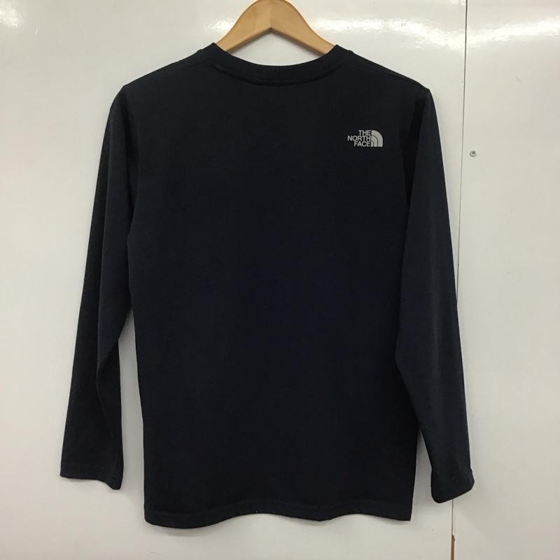 ザノースフェイス THE NORTH FACE カットソー 長袖 nt32385 長袖ロングスリーブギアパッチティー プリントTシャツ ロゴ、文字 紺 / ネイビー /  メンズ USED 古着 中古 10143674