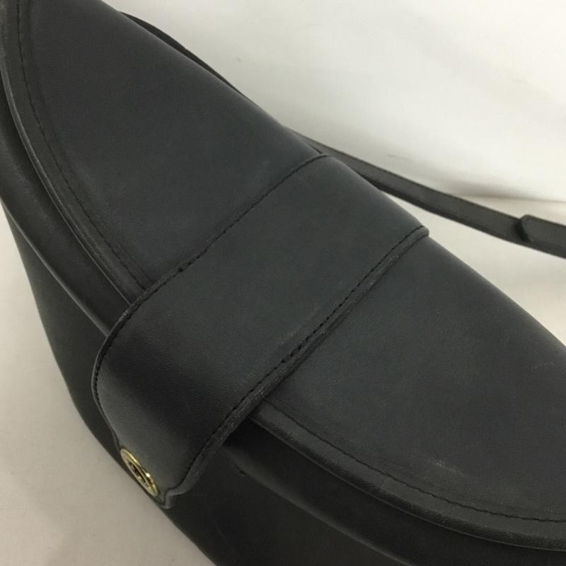 コーチ COACH ショルダーバッグ ショルダーバッグ 9948 オールドコーチ レザー 無地 黒 / ブラック /  レディース USED 古着 中古 10145483