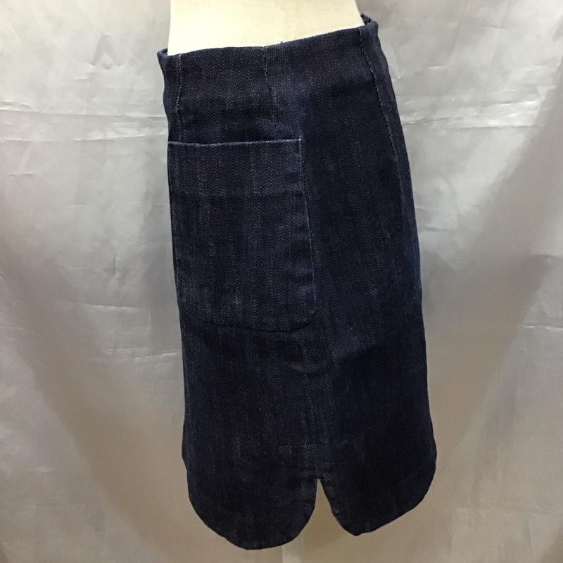 カージュ Khaju スカート ミニスカート 323-20-0086 デニムスカート ストレッチ 無地 インディゴ / インディゴ /  レディース USED 古着 中古 10115404
