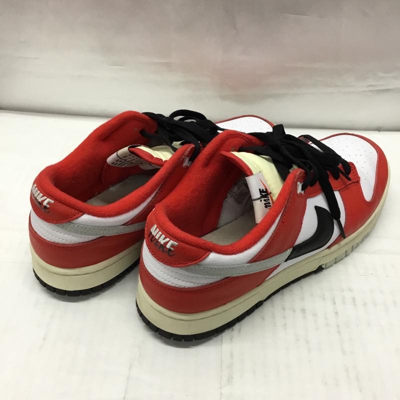 ナイキ NIKE スニーカー スニーカー DZ2536-600 DUNK LOW RETRO PREMIUM 27.5cm 27.5cm ロゴ、文字 白 / ホワイト / X 黒 / ブラック / X 赤 / レッド /  メンズ USED 古着 中古 10106856