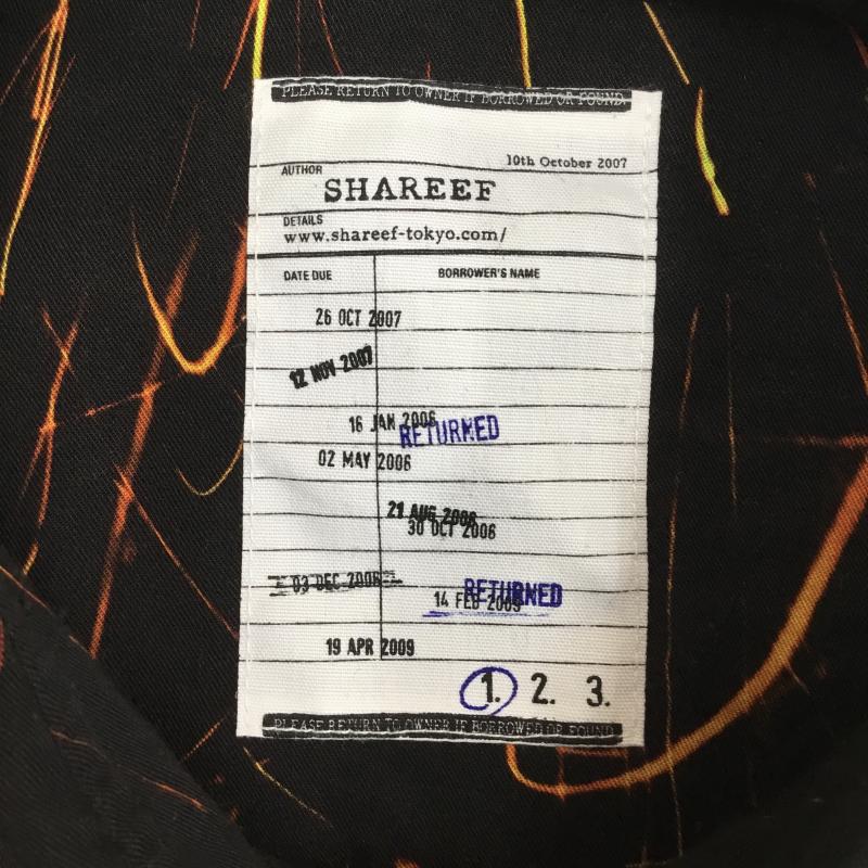 シャリーフ SHAREEF シャツ、ブラウス 半袖 SHAREEF 21533752 総柄　半袖シャツ 1 総柄 黒 / ブラック / X 赤 / レッド / X 橙 / オレンジ /  メンズ USED 古着 中古 10129671