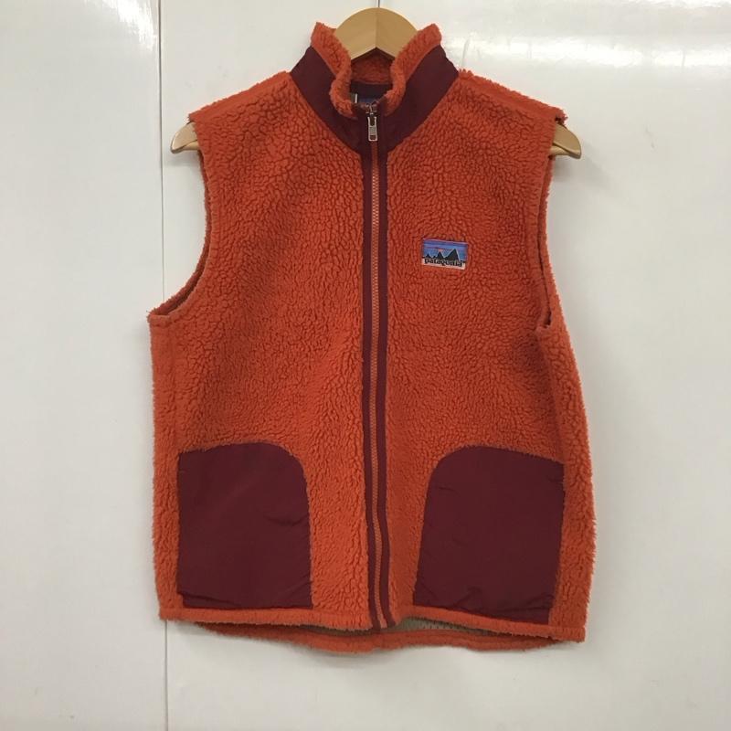 パタゴニア patagonia ベスト ベスト 65615F8 フリースベスト XL 無地 橙 / オレンジ /  ガールズ USED 古着 中古 10131556