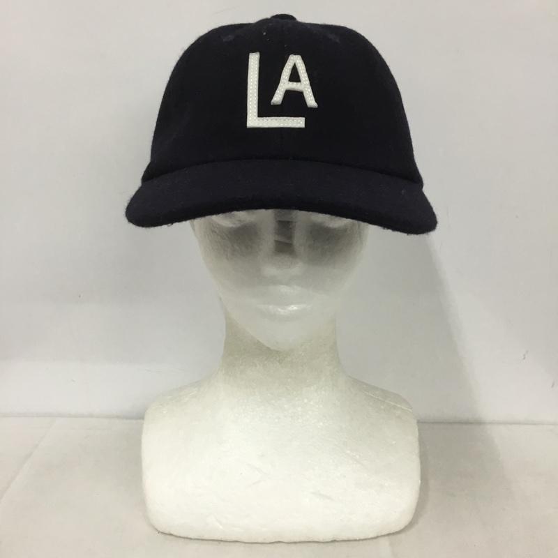 クーパーズタウンボールキャップ Cooperstown Ball Cap 帽子 キャップ 1081412400003 フリークスストア 別注WOOL CAP LA ロゴ、文字 紺 / ネイビー /  メンズ USED 古着 中古 10140814
