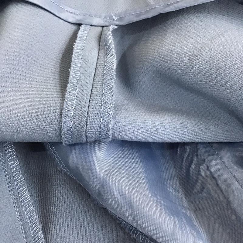 ザラ ZARA パンツ スラックス スラックスパンツ ワイドパンツ カジュアルパンツ センタータックパンツ M 無地 青 / ブルー /  レディース USED 古着 中古 10117834
