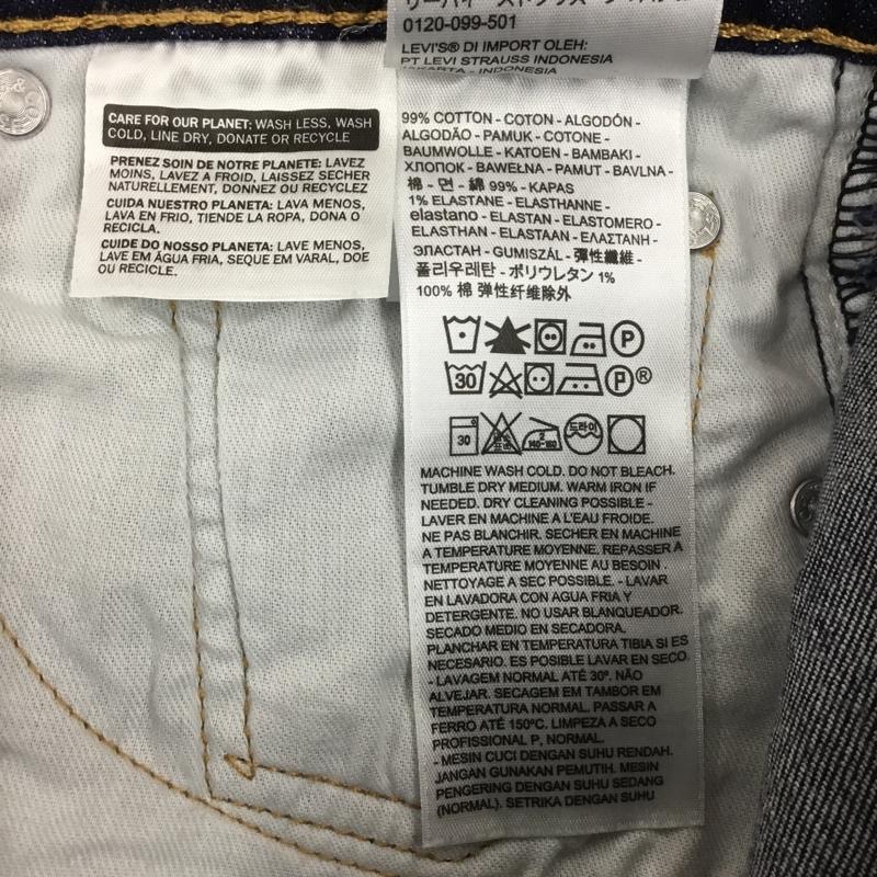 リーバイストラウスアンドコー Levi Strauss & co. パンツ デニム、ジーンズ デニムパンツ スリムパンツ ジーンズ 30インチ 無地 インディゴ / インディゴ /  メンズ USED 古着 中古 10120127
