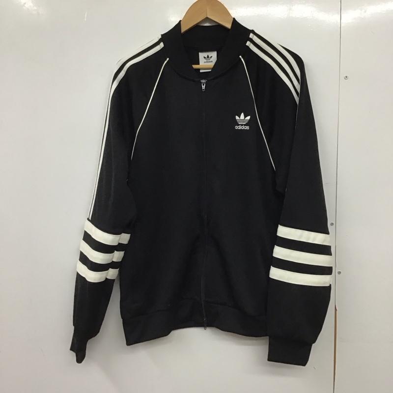 アディダス adidas ジャケット、上着 ジャンパー、ブルゾン dj2856 オーストラック トラックジャケット ロゴ、文字 黒 / ブラック /  メンズ USED 古着 中古 10150881