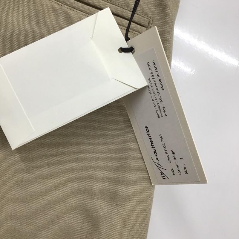 チルトザオーセンティックス tilt The authentics パンツ スラックス 22SS PT-01TMA S 無地 ベージュ / ベージュ /  メンズ USED 古着 中古 10109886